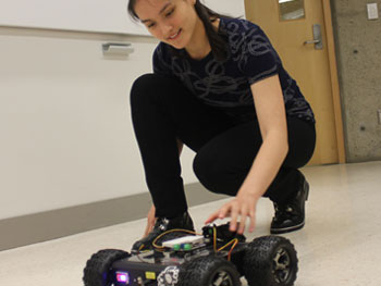 Among inaugural Mechatronics and Robotics cohort, student Sophie Villemure reflects on first-year experience