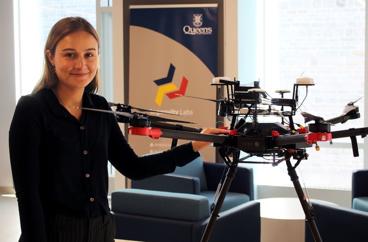 To rescue people and save time, Melissa Greeff wants to make aerial drones smarter