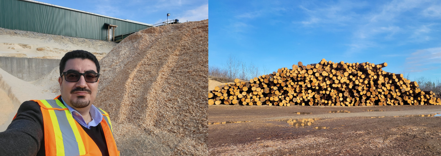 Ehssan Koupaie is collaborating with Harvest Bioindustrial Group, and Lavern Heideman & Sons to explore the use of underutilized hardwood residues to produce biofuel and other value-added products.