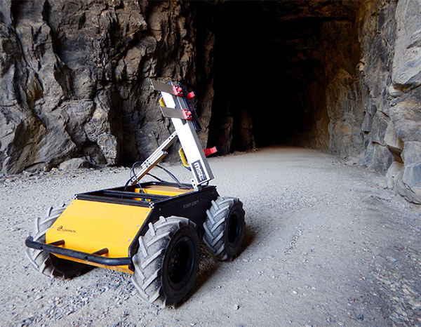 Offroad Robotics’ Husky mobile robot conducts underground geotechnical mapping using Queen’s patented AxisMapper technology